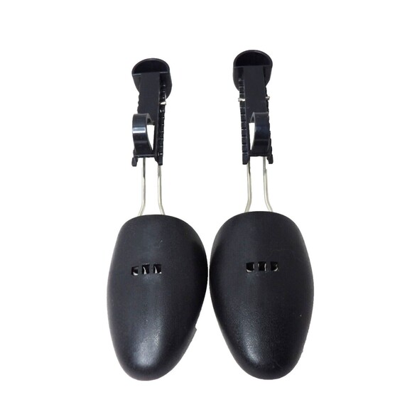 Mens Shoe Trees Stretchers Lot of 3 Shaper Black Brown Plastic Metal - Picture 13 of 16
